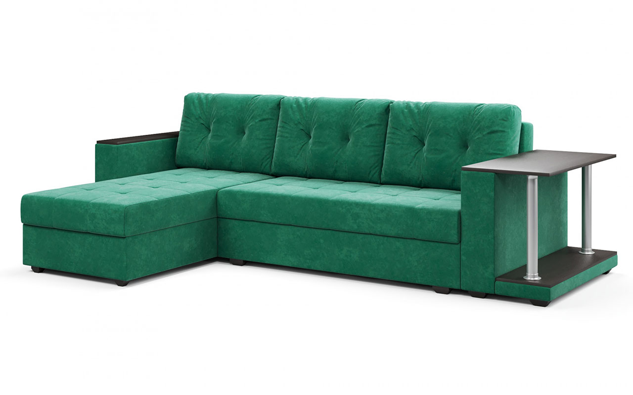 Gupan Диван-кровать угловой со столом Атланта 10 Классик